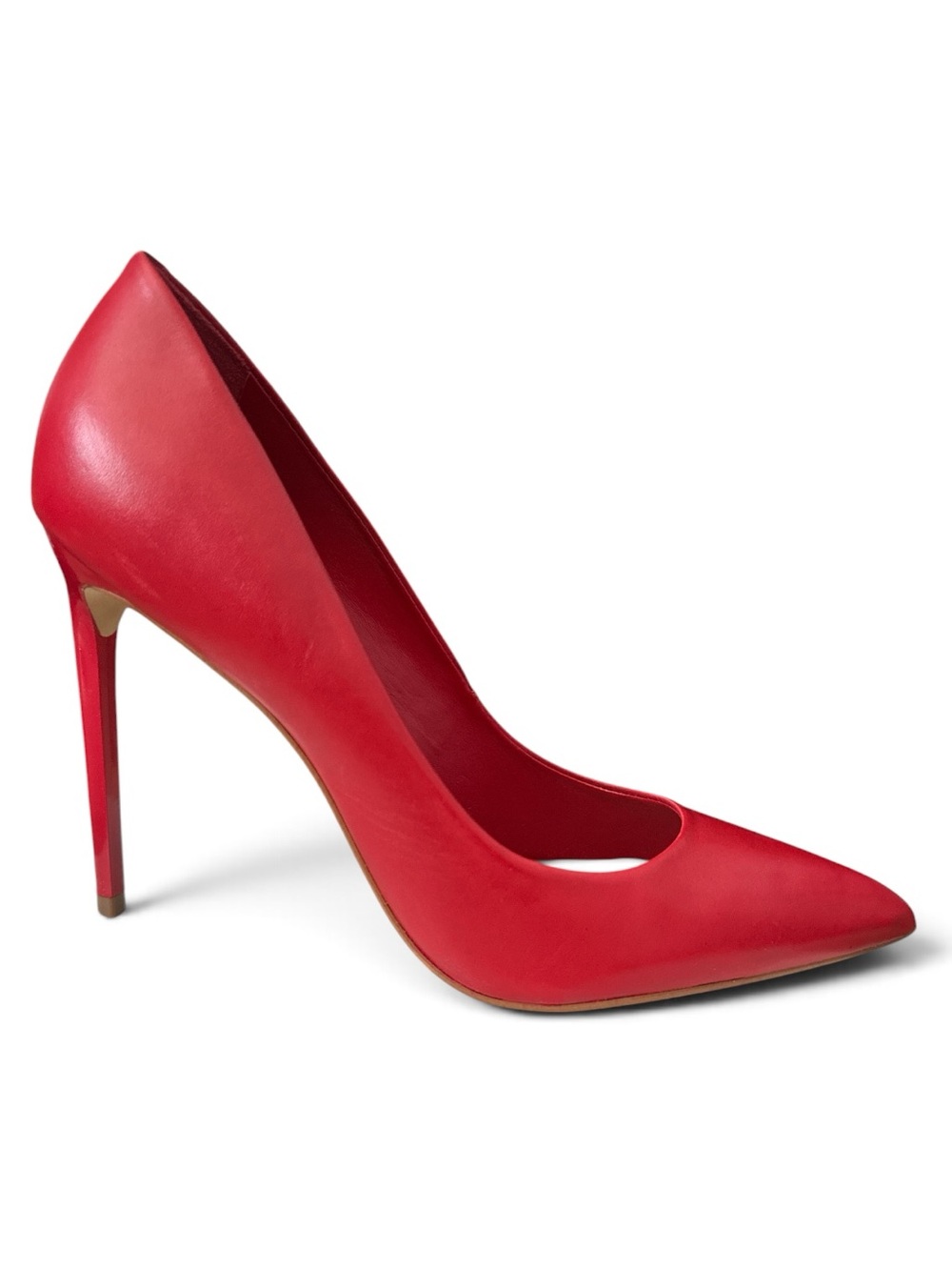 ALDO Completa Red Leather Heels